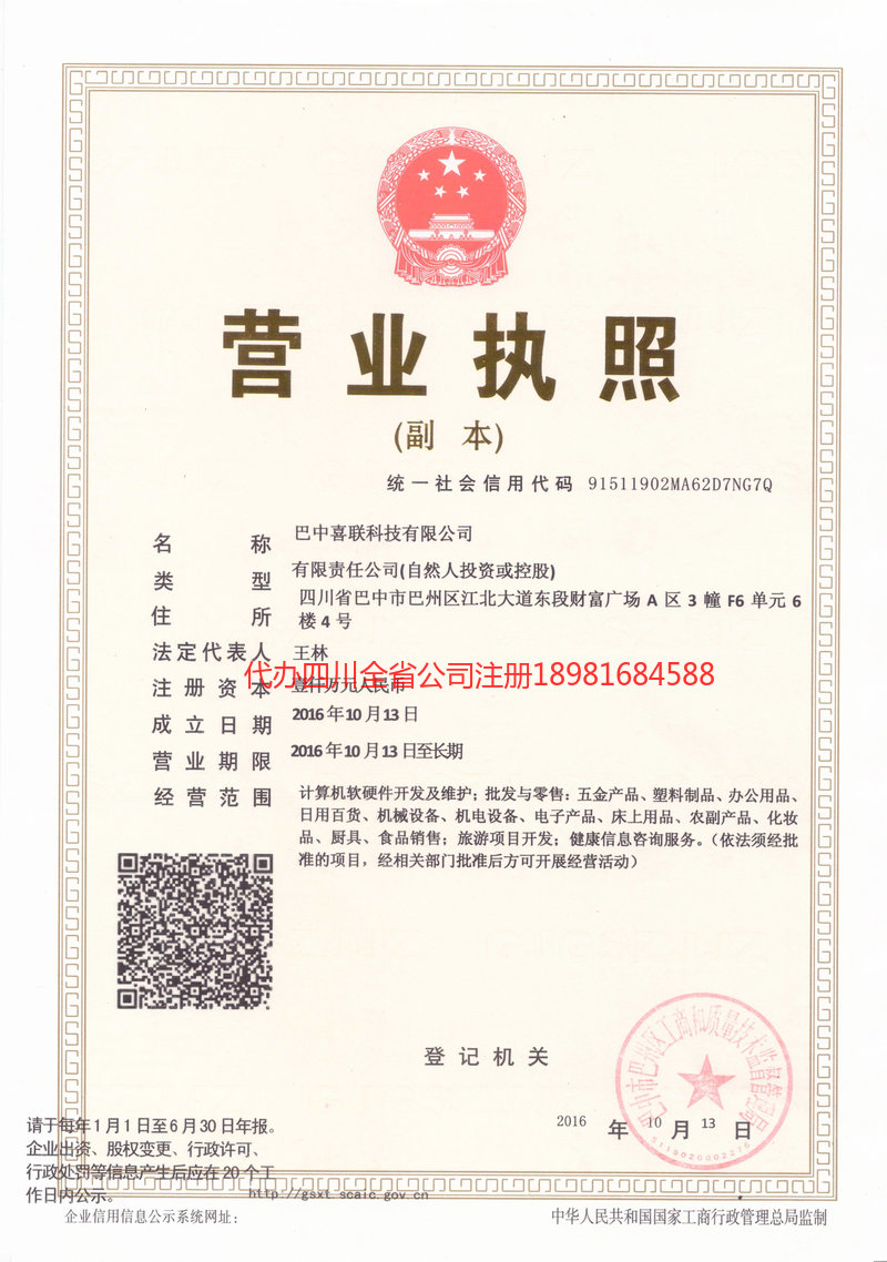 通化通化喜联科技有限公司